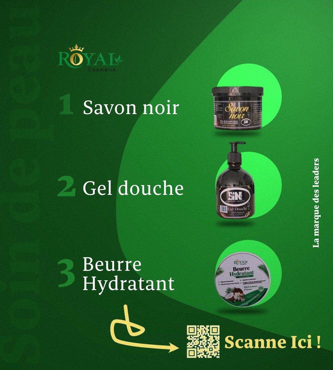 Vignette 4 : Savon noir Royal cosmétiques