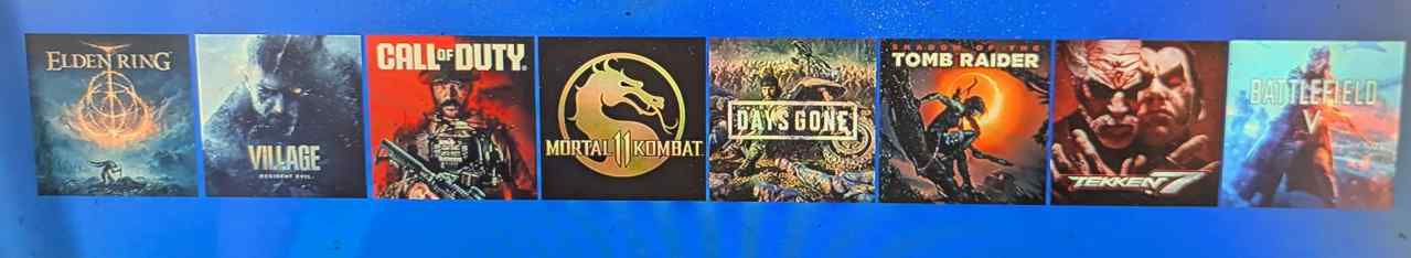 Vignette 3 : PS4 standard hackée avec des jeux